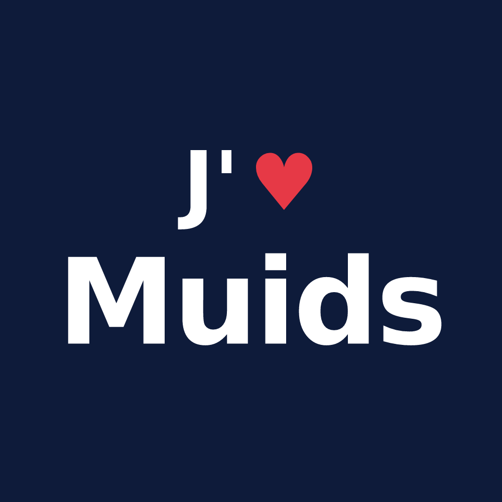 T-shirt personnalisé Muids — design J'aime Muids