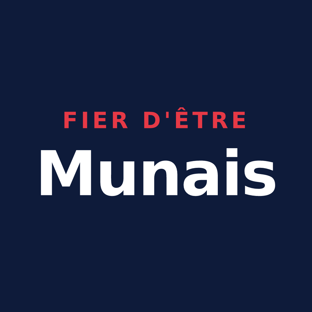 T-shirt « Fier d'être Munais » — design pour Mun