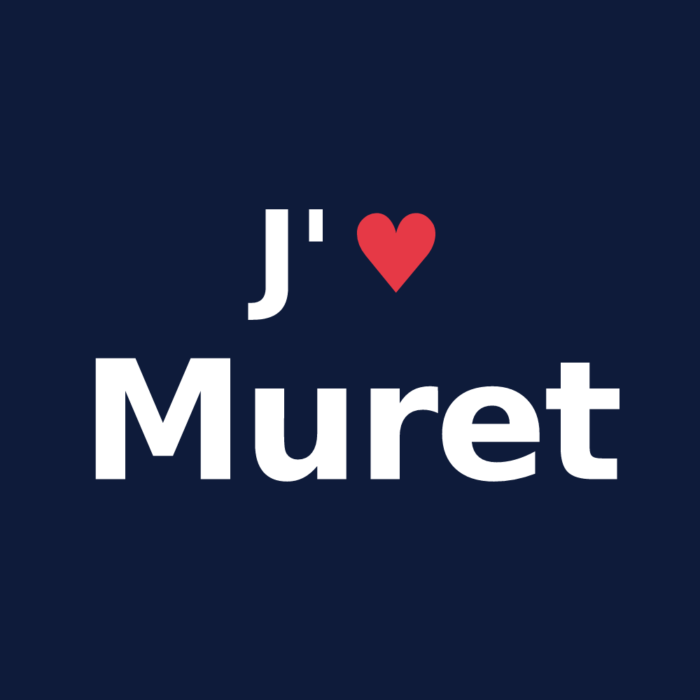T-shirt personnalisé Muret — design J'aime Muret
