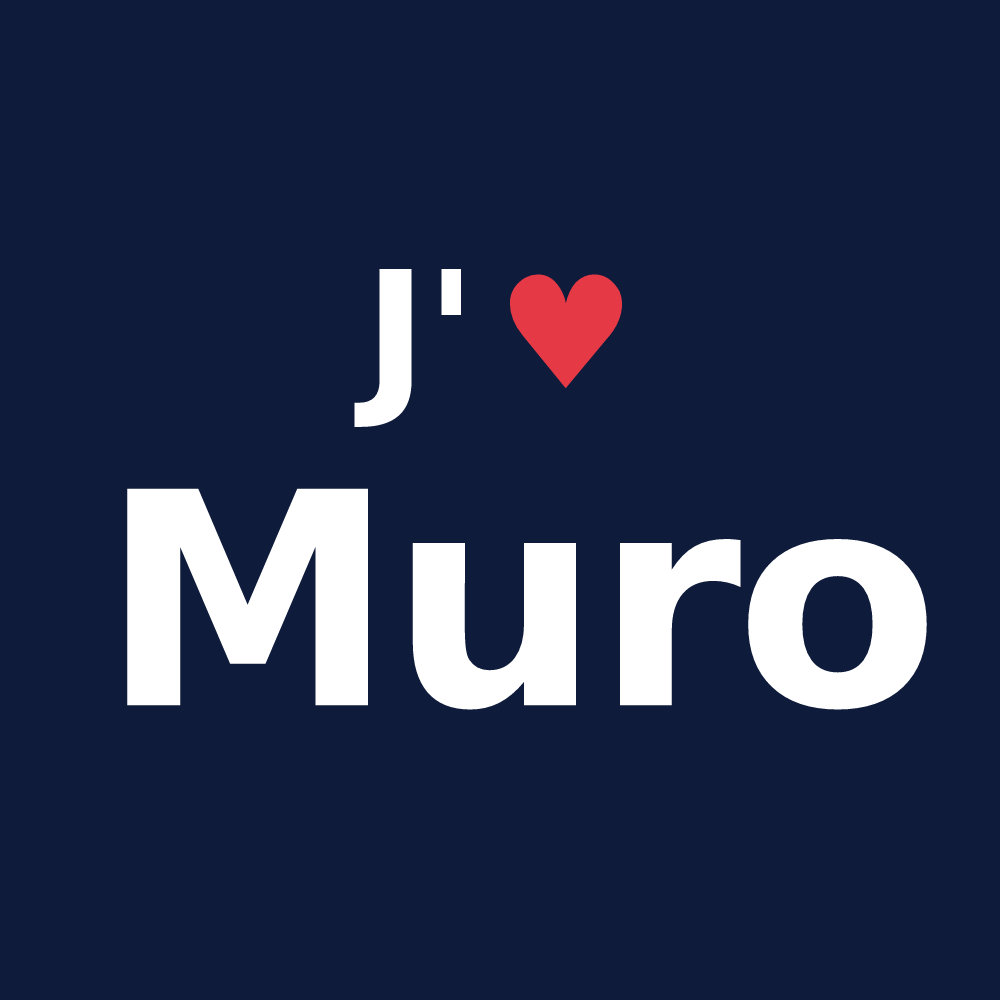 T-shirt personnalisé Muro — design J'aime Muro