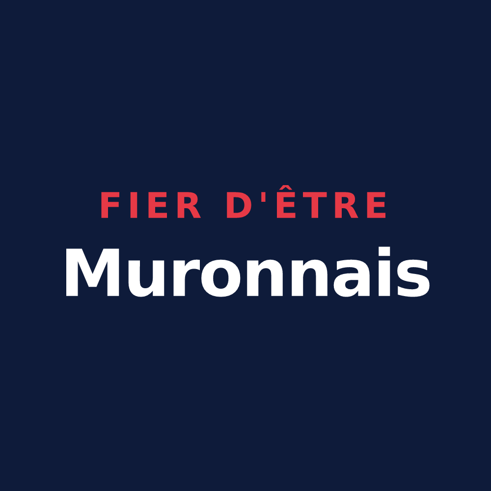 T-shirt « Fier d'être Muronnais » — design pour Muron