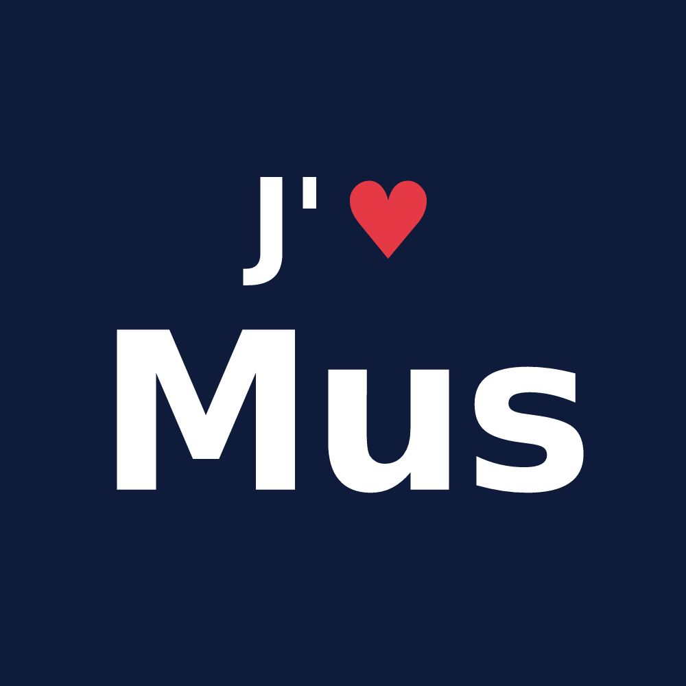 T-shirt personnalisé Mus — design J'aime Mus