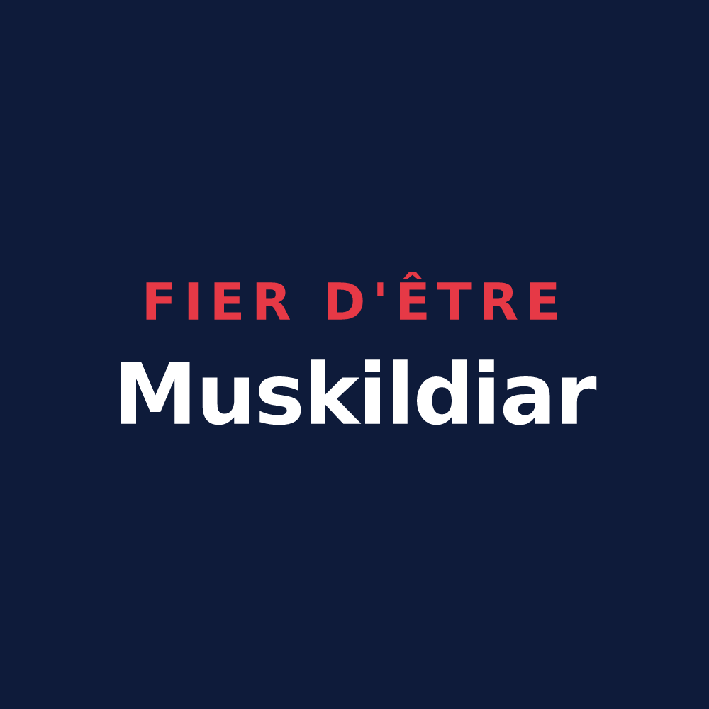 T-shirt « Fier d'être Muskildiar » — design pour Musculdy