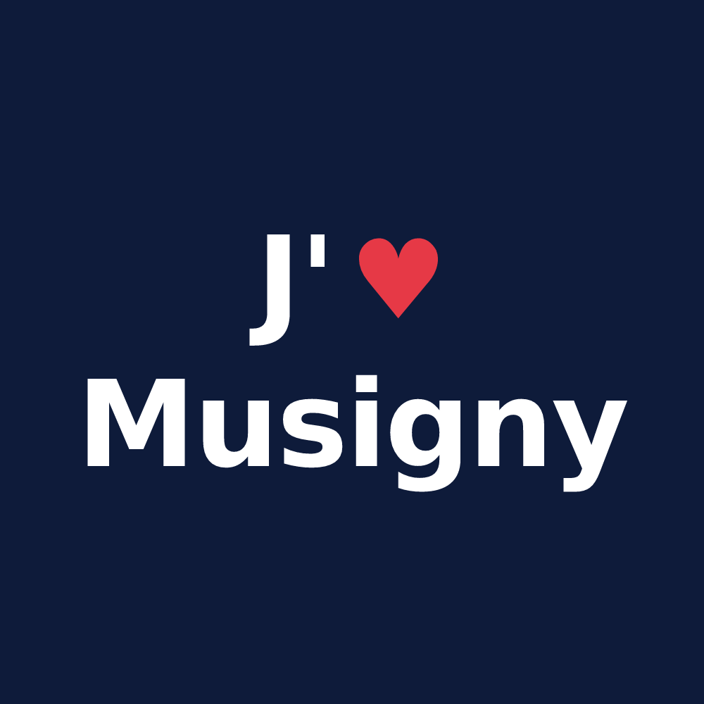 T-shirt personnalisé Musigny — design J'aime Musigny