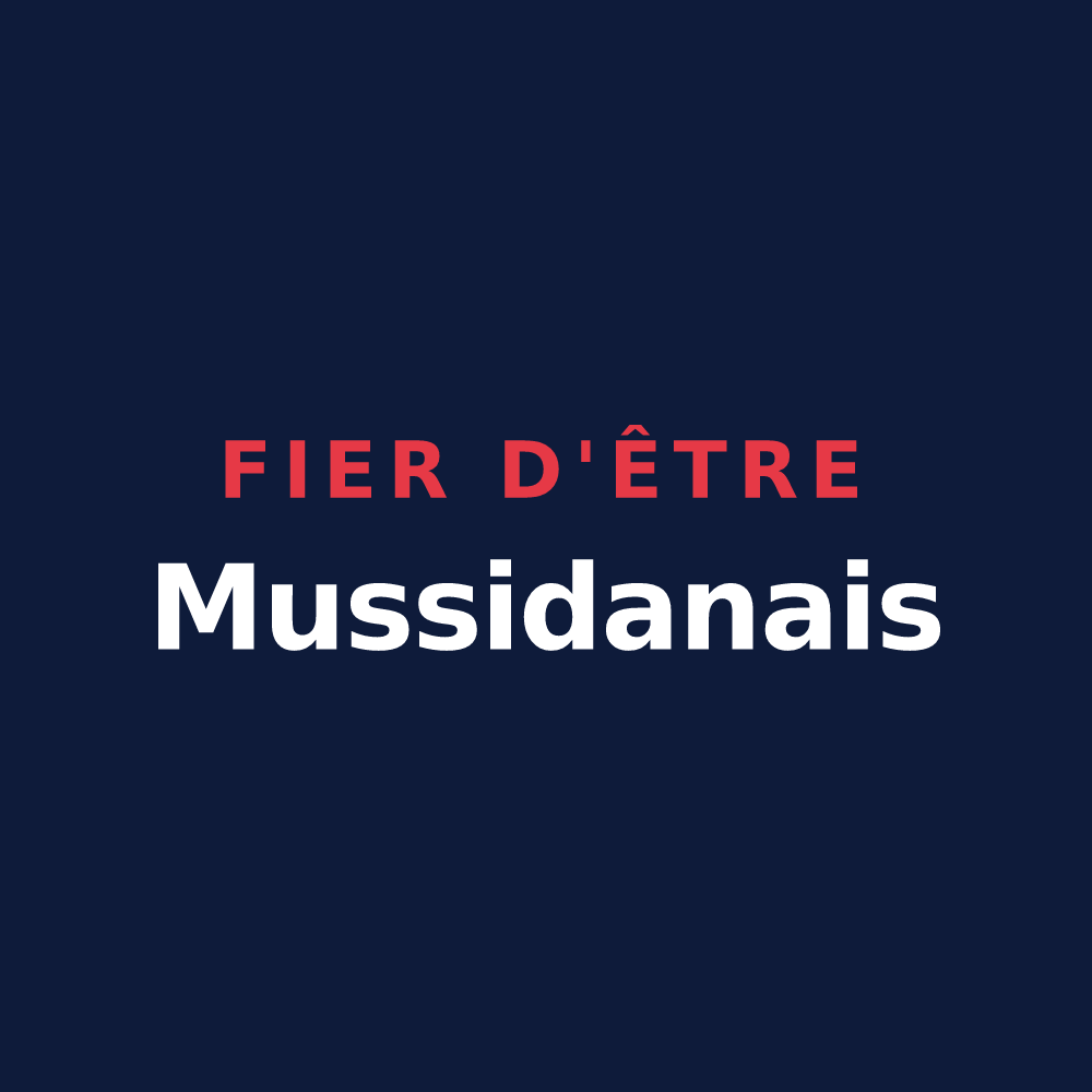 T-shirt « Fier d'être Mussidanais » — design pour Mussidan