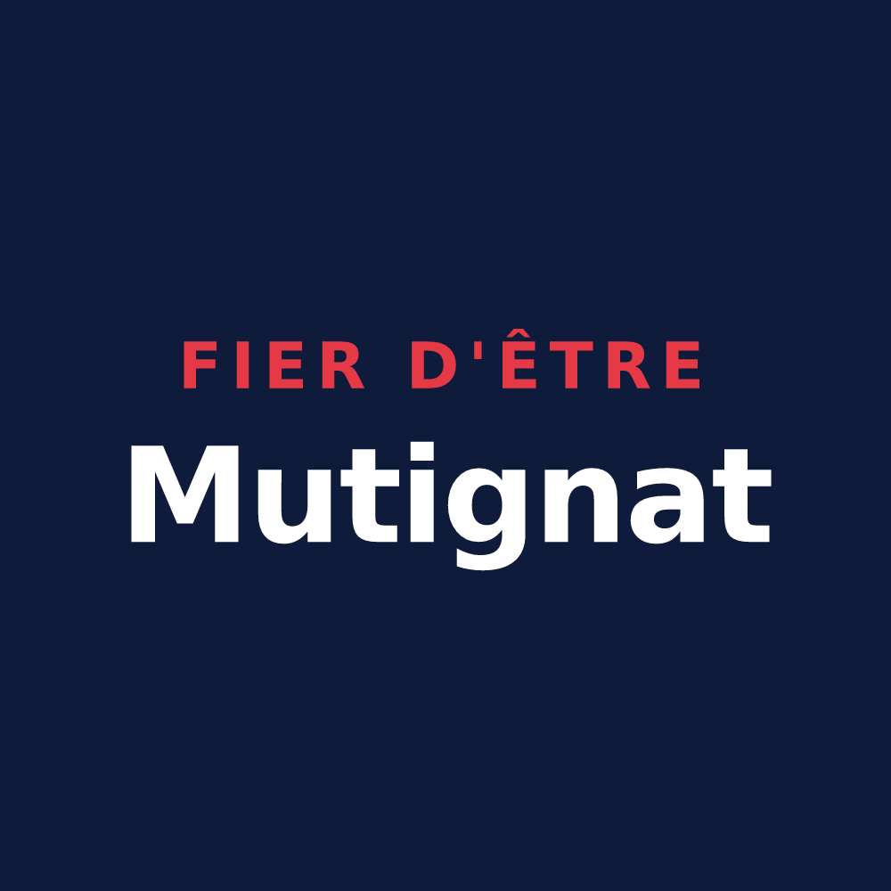 T-shirt « Fier d'être Mutignat » — design pour Mutigny