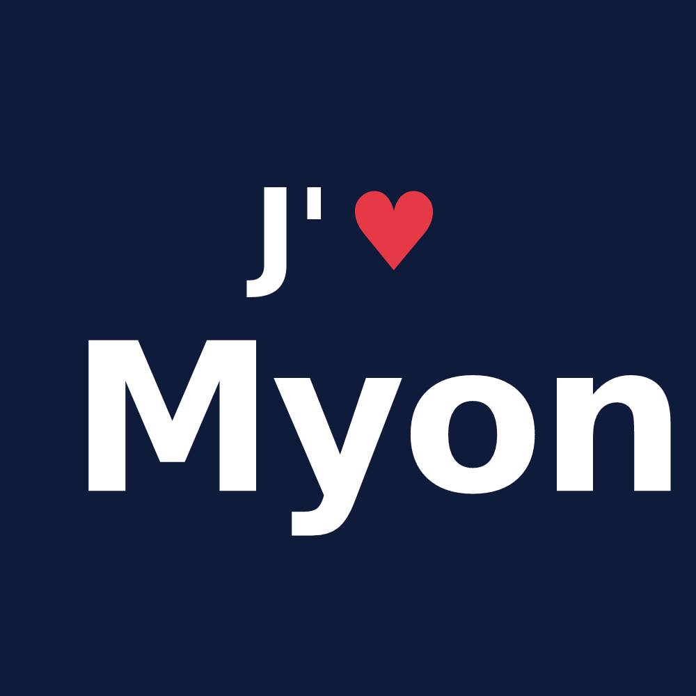 T-shirt personnalisé Myon — design J'aime Myon