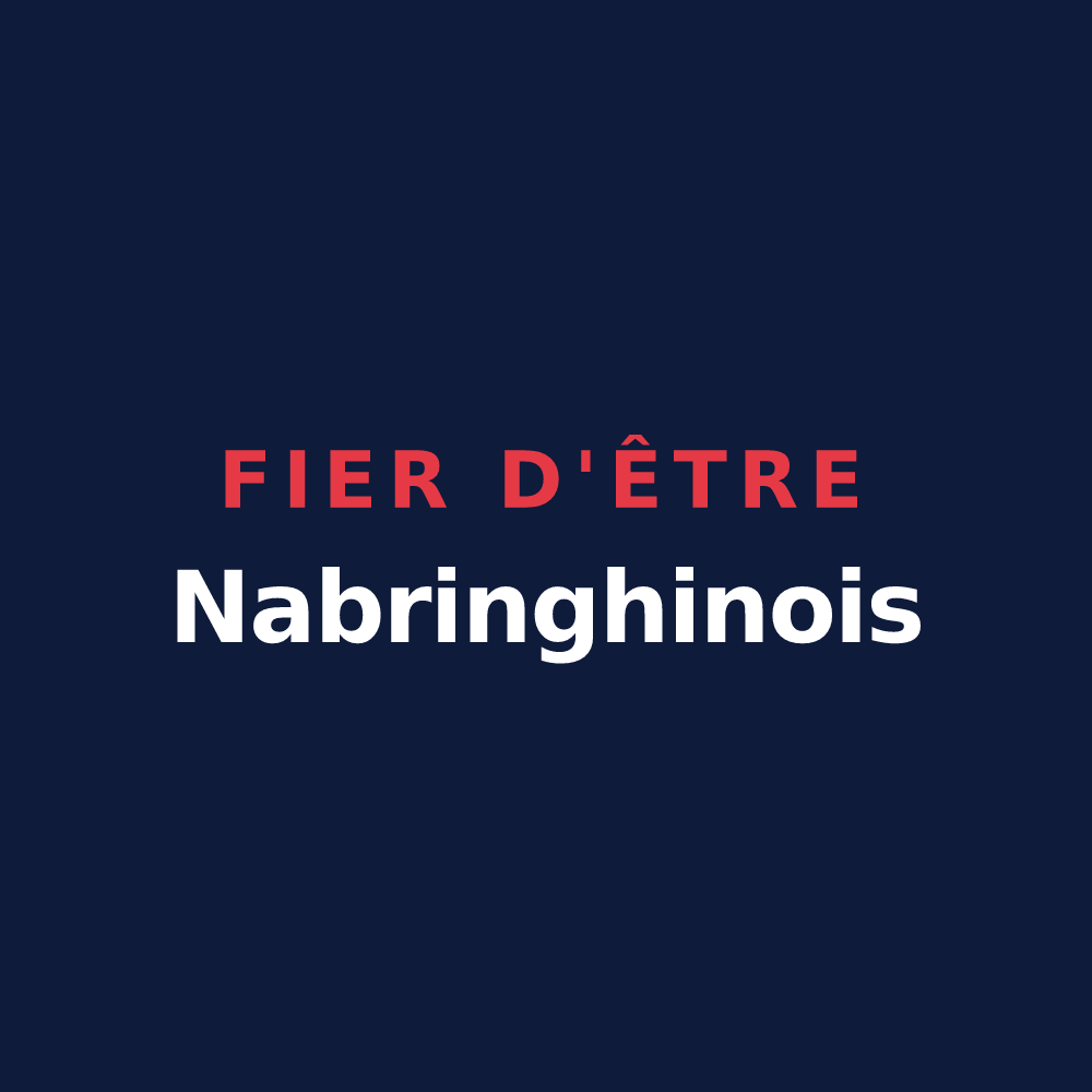 T-shirt « Fier d'être Nabringhinois » — design pour Nabringhen