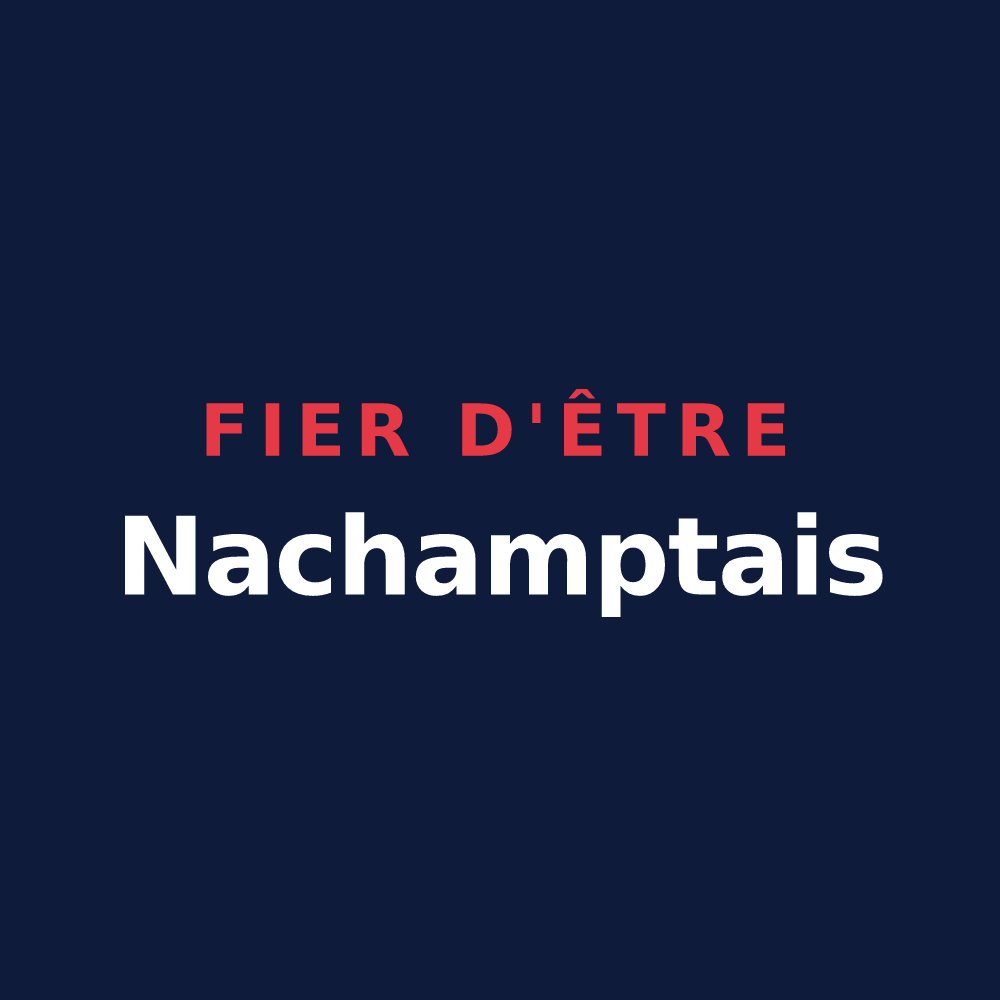 T-shirt « Fier d'être Nachamptais » — design pour Nachamps