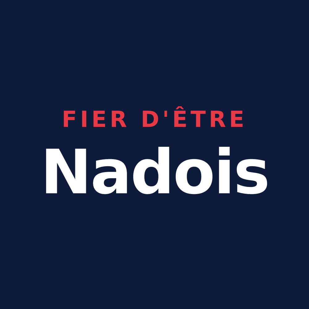 T-shirt « Fier d'être Nadois » — design pour Nades