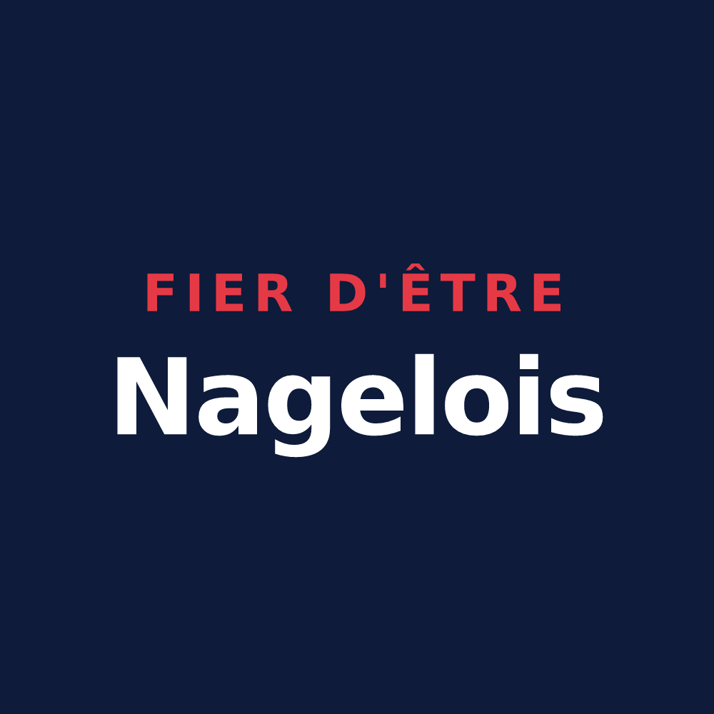 T-shirt « Fier d'être Nagelois » — design pour Nagel-Séez-Mesnil
