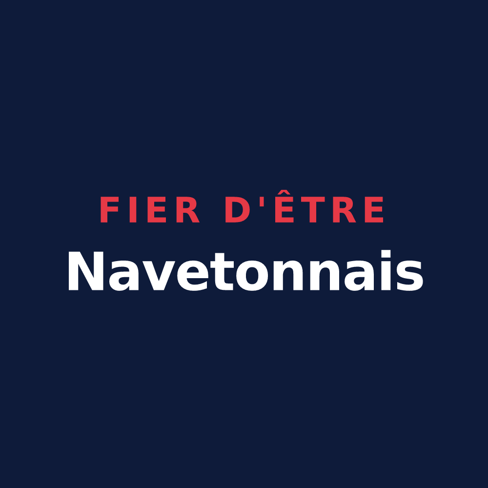 T-shirt « Fier d'être Navetonnais » — design pour Naives-Rosières