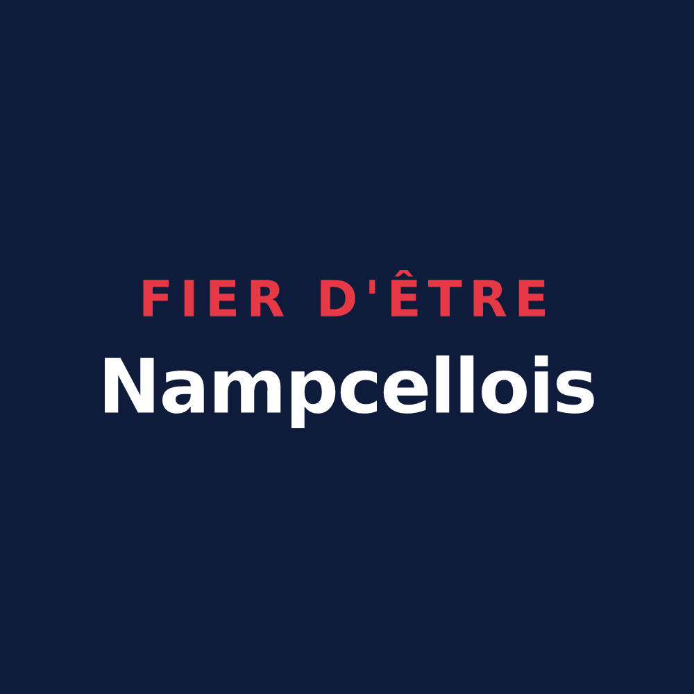 T-shirt « Fier d'être Nampcellois » — design pour Nampcelles-la-Cour