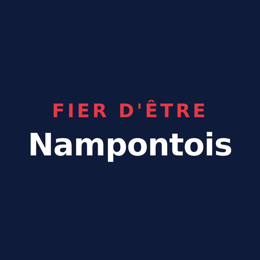 T-shirt « Fier d'être Nampontois » — design pour Nampont