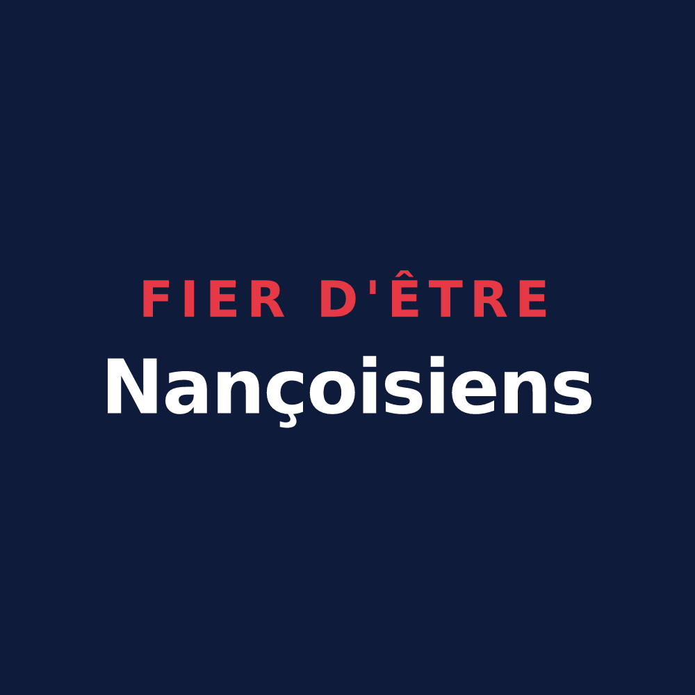 T-shirt « Fier d'être Nançoisiens » — design pour Nançois-sur-Ornain