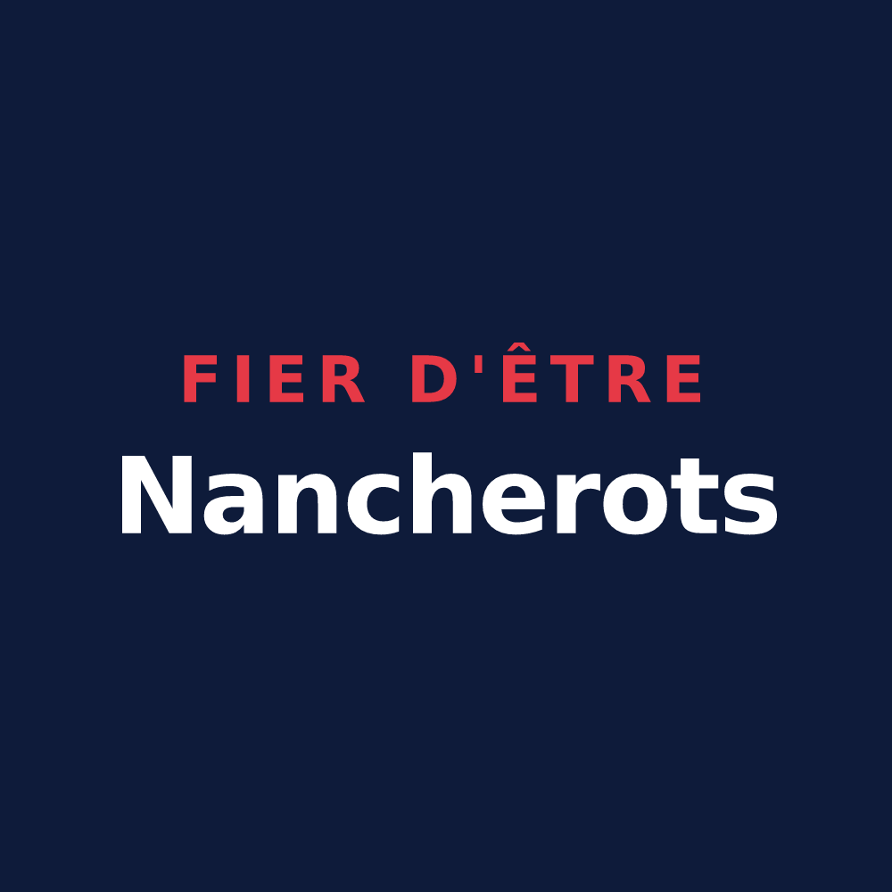 T-shirt « Fier d'être Nancherots » — design pour Nancy-sur-Cluses