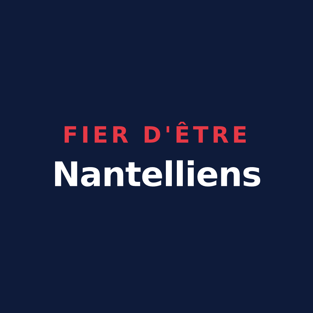 T-shirt « Fier d'être Nantelliens » — design pour Nanteau-sur-Lunain