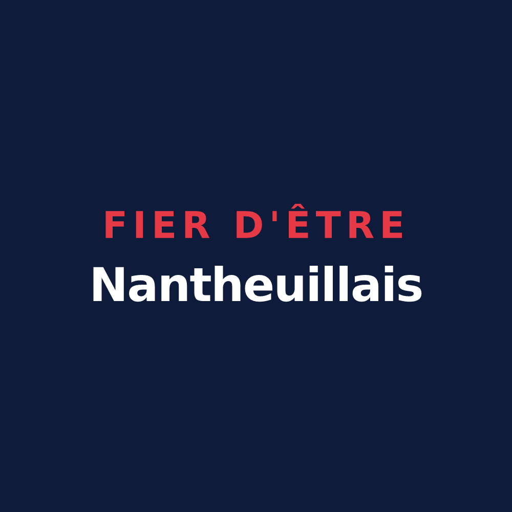 T-shirt « Fier d'être Nantheuillais » — design pour Nantheuil