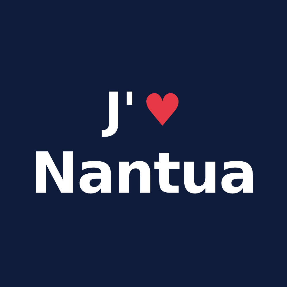 T-shirt personnalisé Nantua — design J'aime Nantua