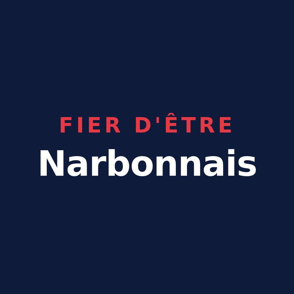 T-shirt « Fier d'être Narbonnais » — design pour Narbonne
