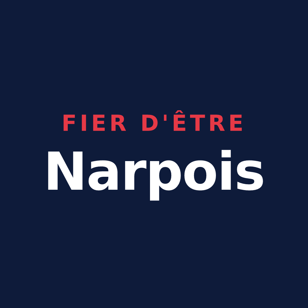 T-shirt « Fier d'être Narpois » — design pour Narp