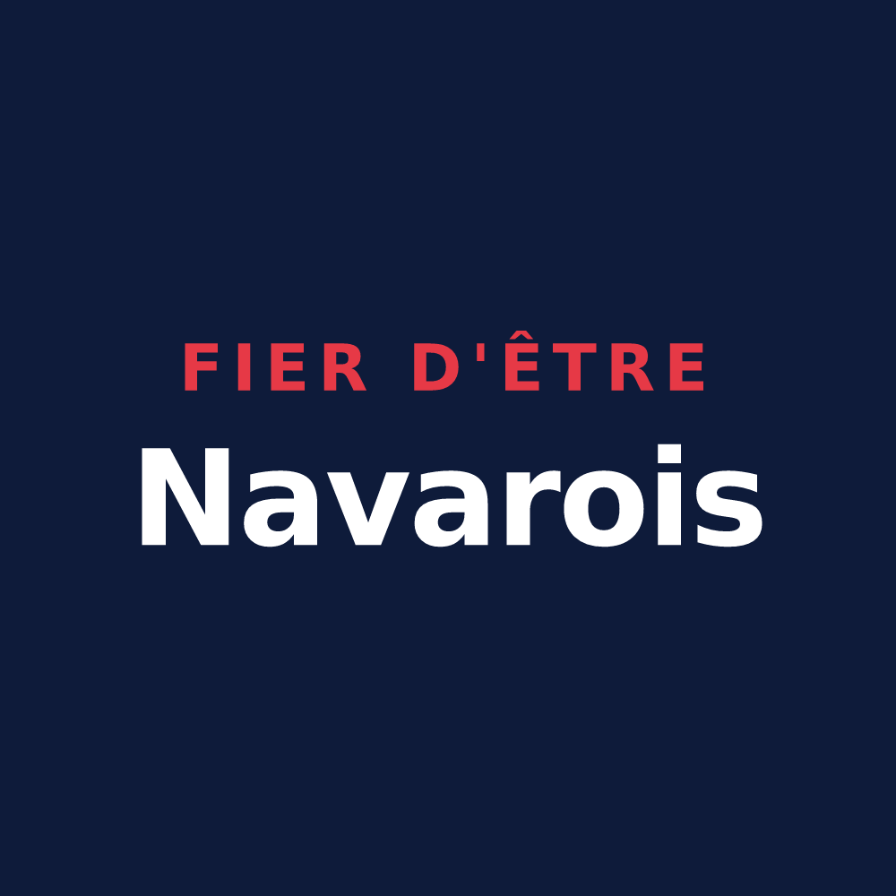 T-shirt « Fier d'être Navarois » — design pour Naves