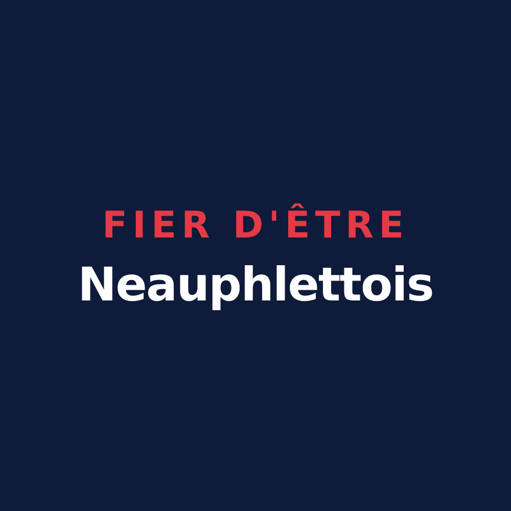 T-shirt « Fier d'être Neauphlettois » — design pour Neauphlette