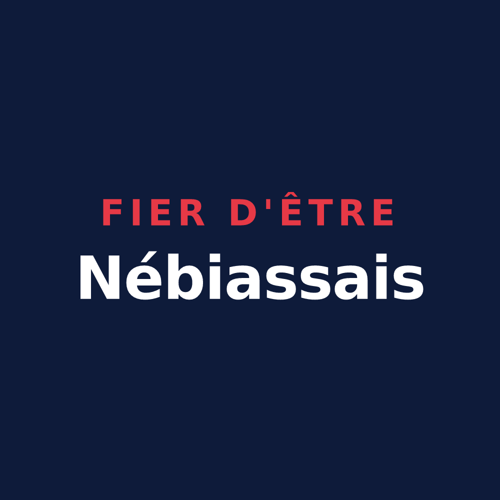 T-shirt « Fier d'être Nébiassais » — design pour Nébias