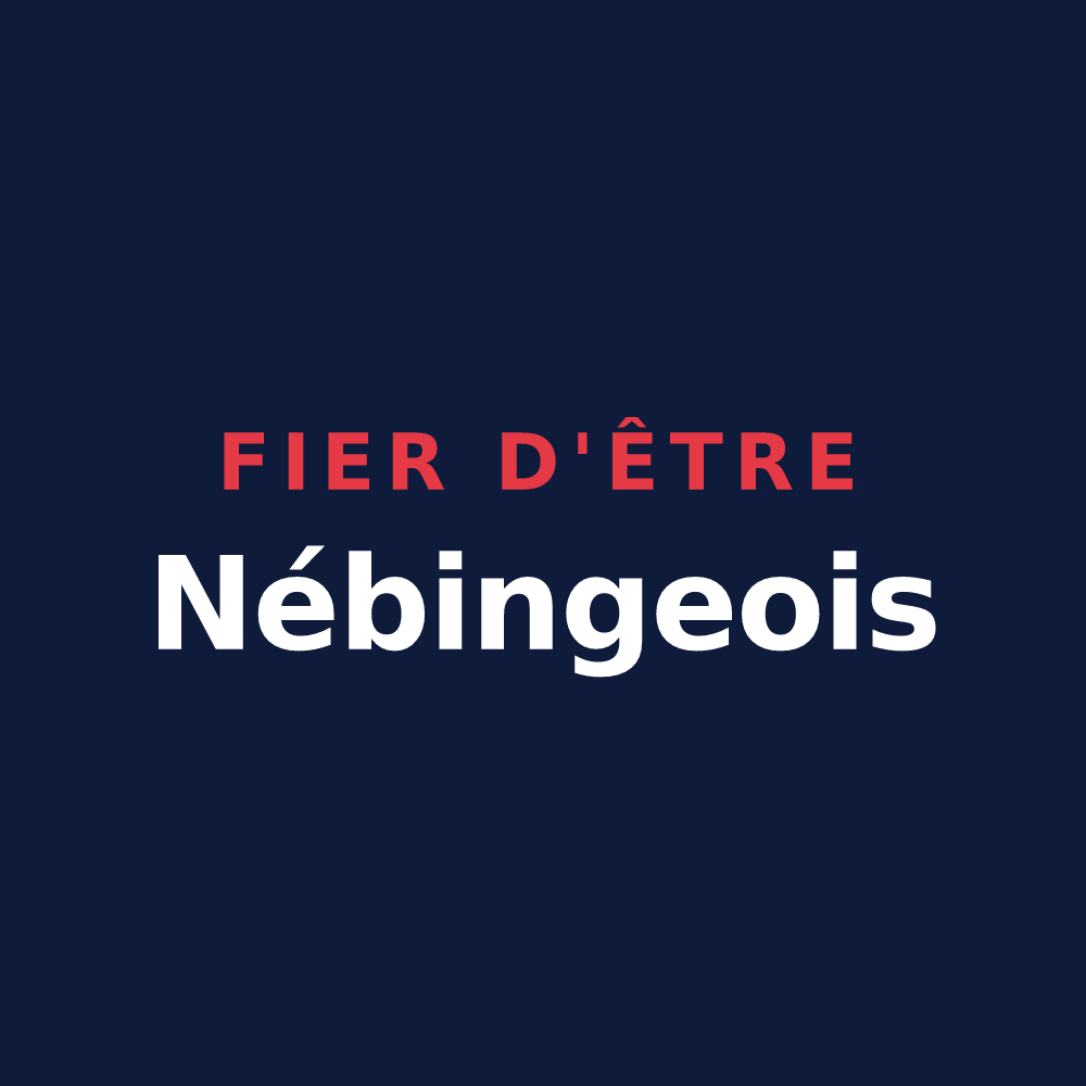 T-shirt « Fier d'être Nébingeois » — design pour Nébing