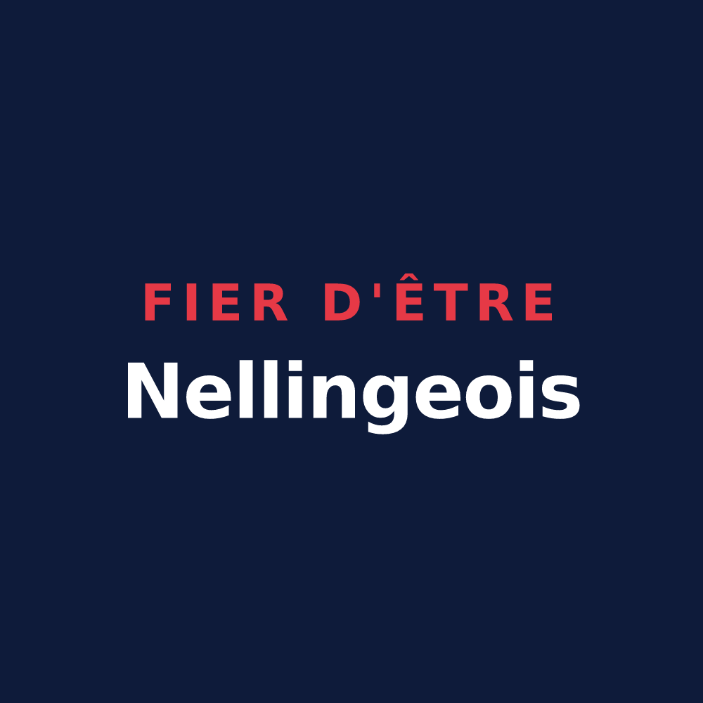 T-shirt « Fier d'être Nellingeois » — design pour Nelling