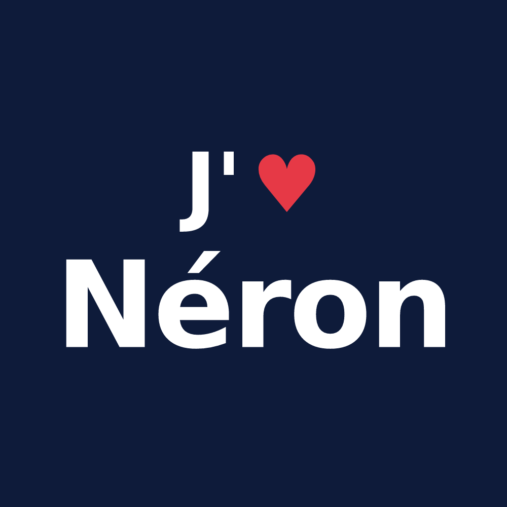 T-shirt personnalisé Néron — design J'aime Néron