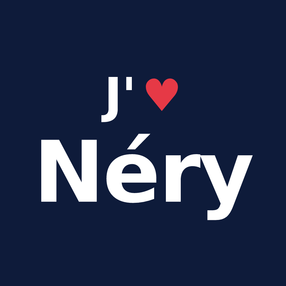 T-shirt personnalisé Néry — design J'aime Néry