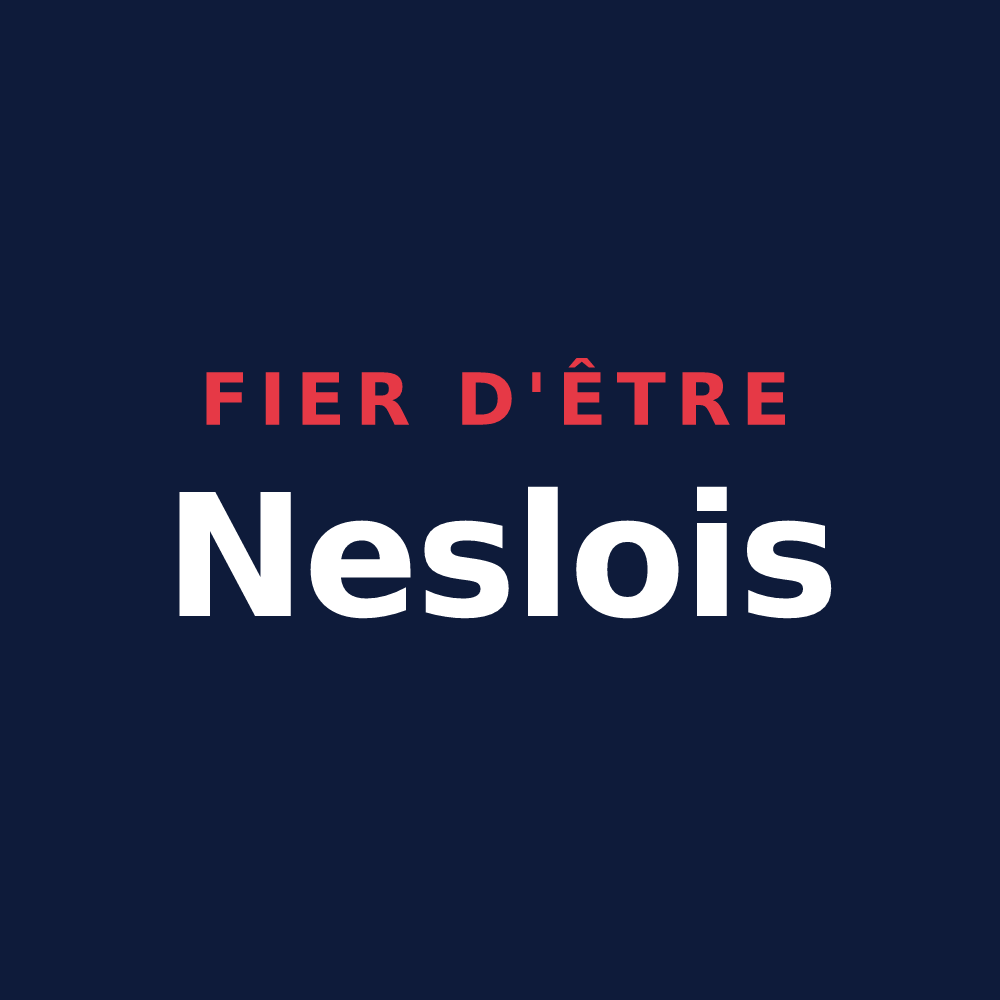 T-shirt « Fier d'être Neslois » — design pour Nesle-et-Massoult