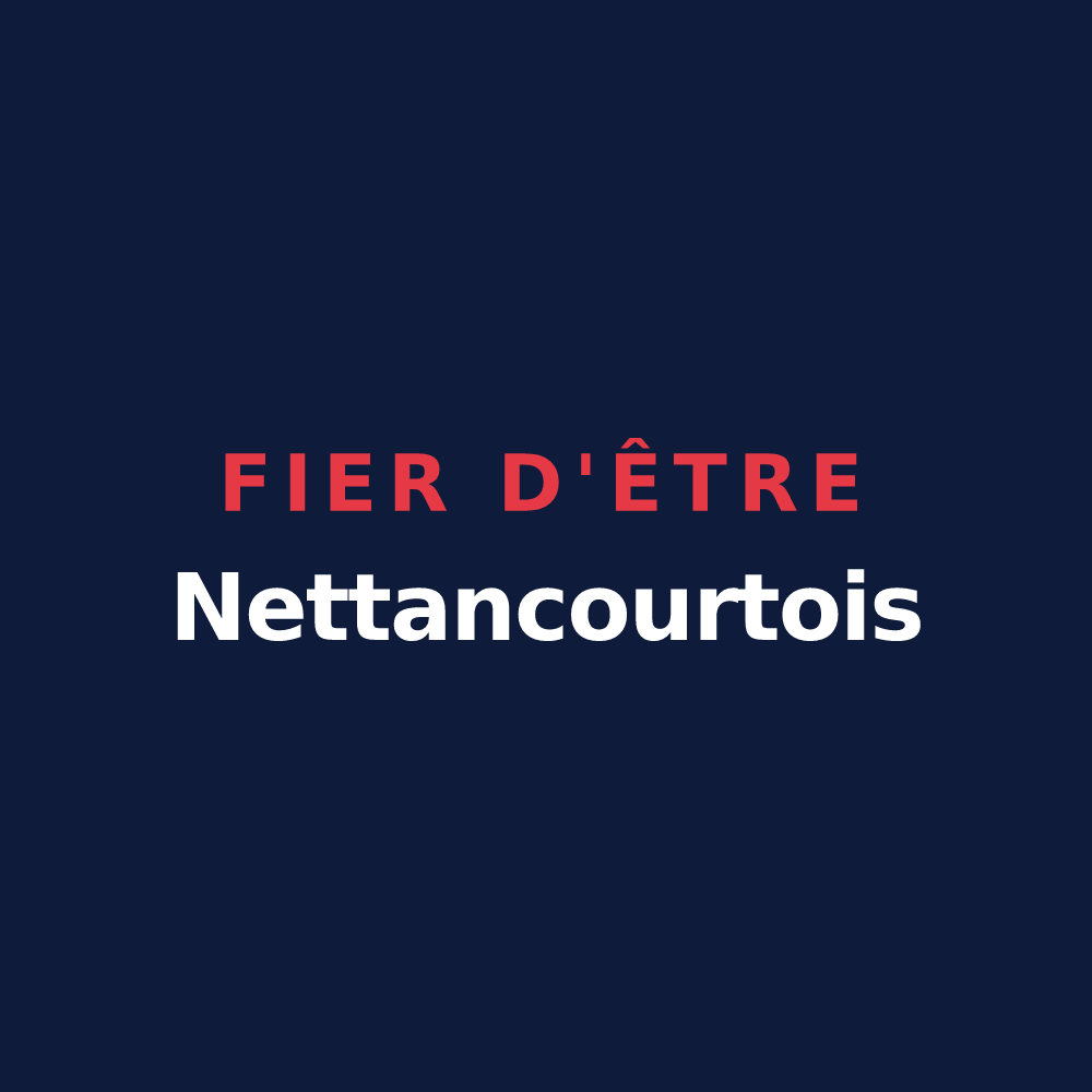 T-shirt « Fier d'être Nettancourtois » — design pour Nettancourt