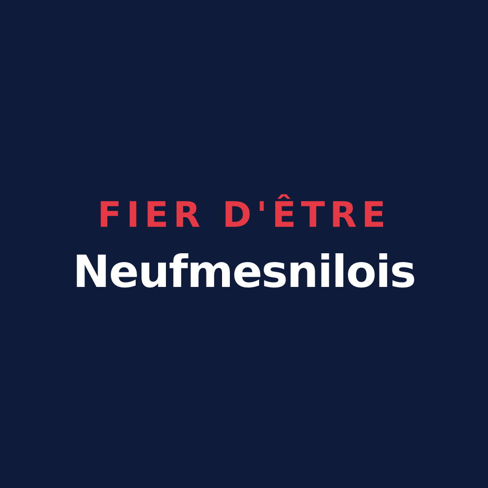 T-shirt « Fier d'être Neufmesnilois » — design pour Neuf-Mesnil