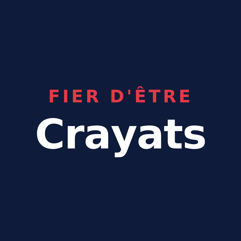 T-shirt « Fier d'être Crayats » — design pour Neufmanil