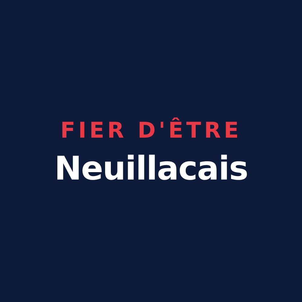 T-shirt « Fier d'être Neuillacais » — design pour Neuillac