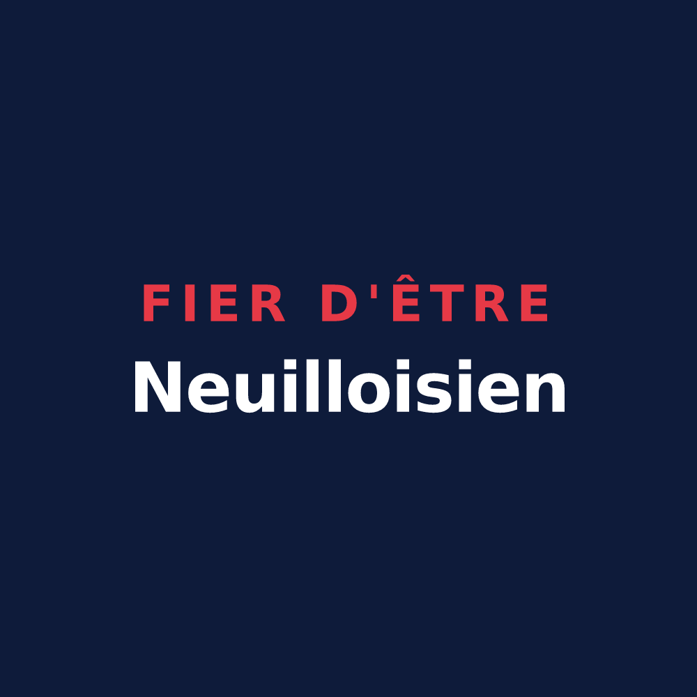 T-shirt « Fier d'être Neuilloisien » — design pour Neuilly-Crimolois