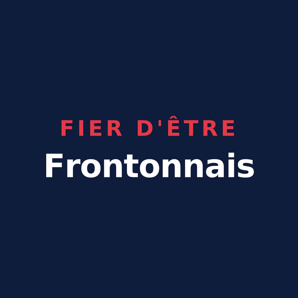 T-shirt « Fier d'être Frontonnais » — design pour Neuilly-Saint-Front
