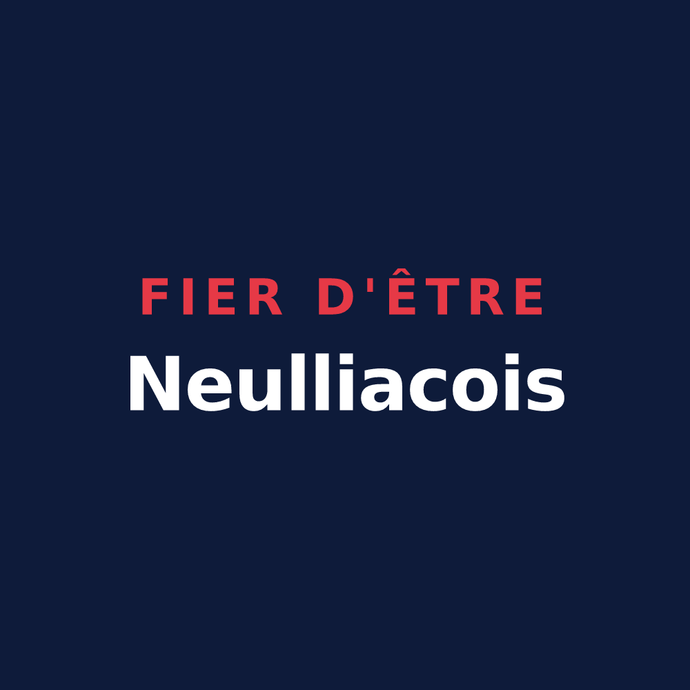 T-shirt « Fier d'être Neulliacois » — design pour Neulliac