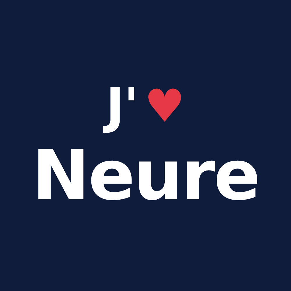 T-shirt personnalisé Neure — design J'aime Neure