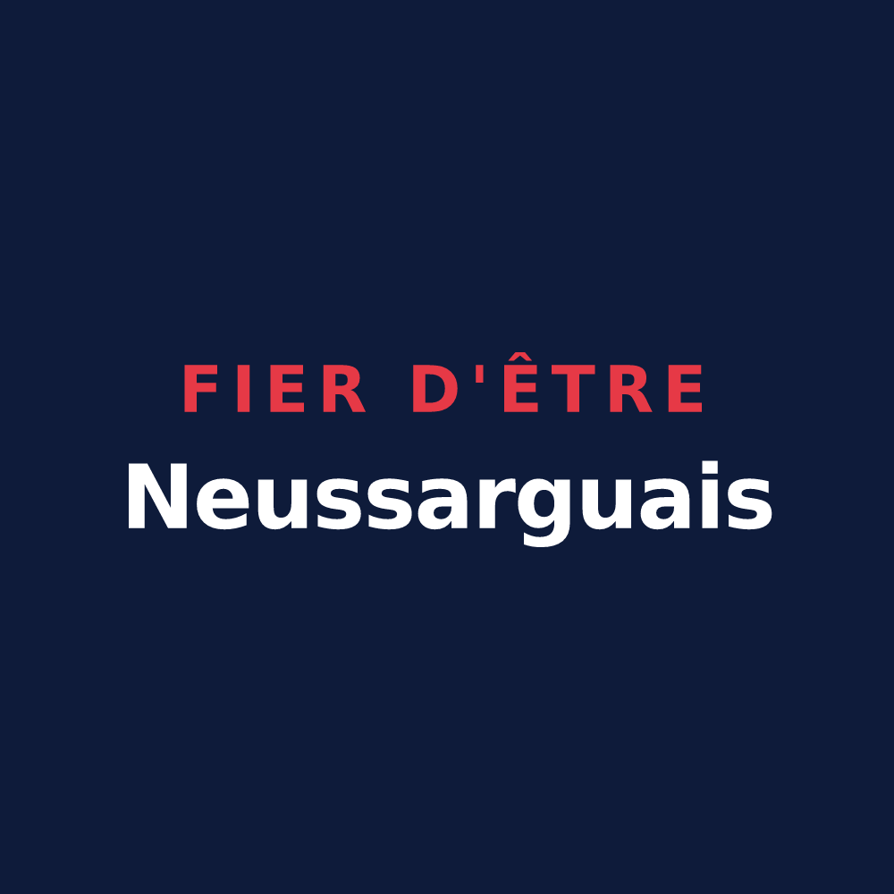 T-shirt « Fier d'être Neussarguais » — design pour Neussargues-Moissac