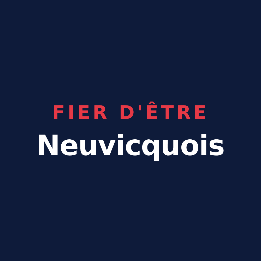 T-shirt « Fier d'être Neuvicquois » — design pour Neuvicq
