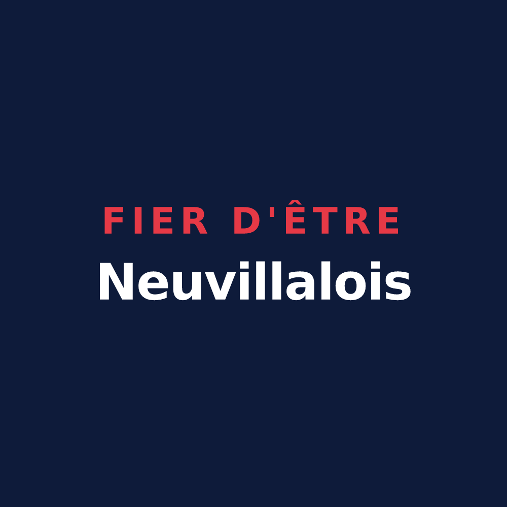 T-shirt « Fier d'être Neuvillalois » — design pour Neuvillalais