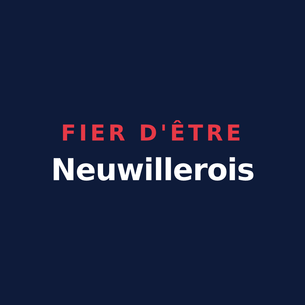 T-shirt « Fier d'être Neuwillerois » — design pour Neuwiller-lès-Saverne
