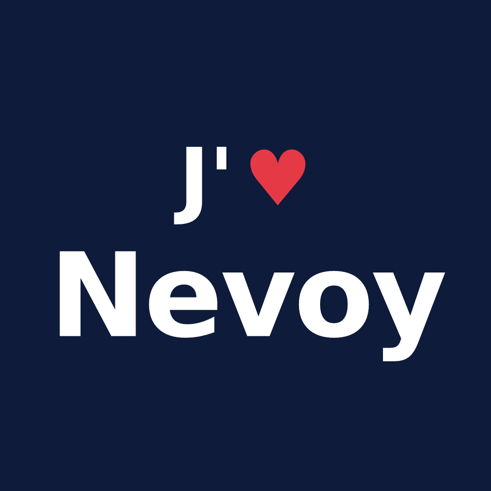 T-shirt personnalisé Nevoy — design J'aime Nevoy