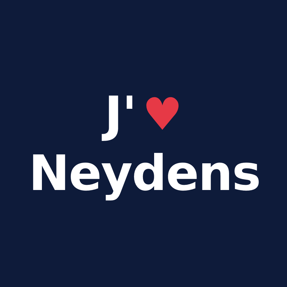 T-shirt personnalisé Neydens — design J'aime Neydens