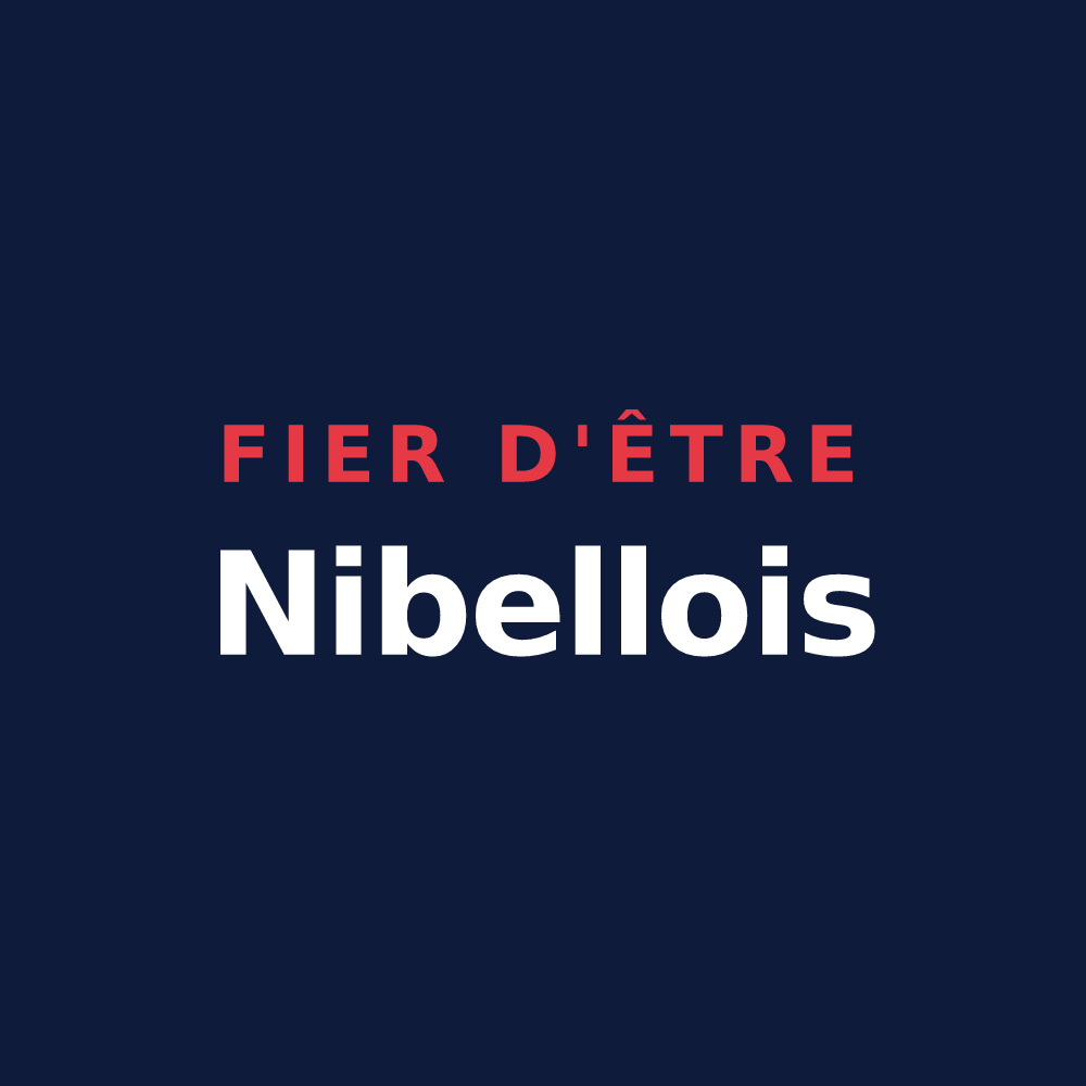 T-shirt « Fier d'être Nibellois » — design pour Nibelle