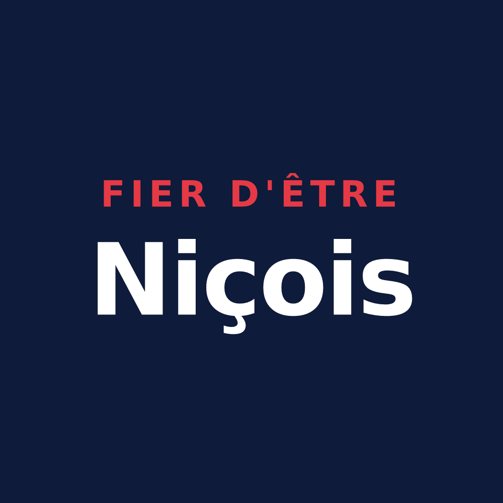 T-shirt « Fier d'être Niçois » — design pour Nice