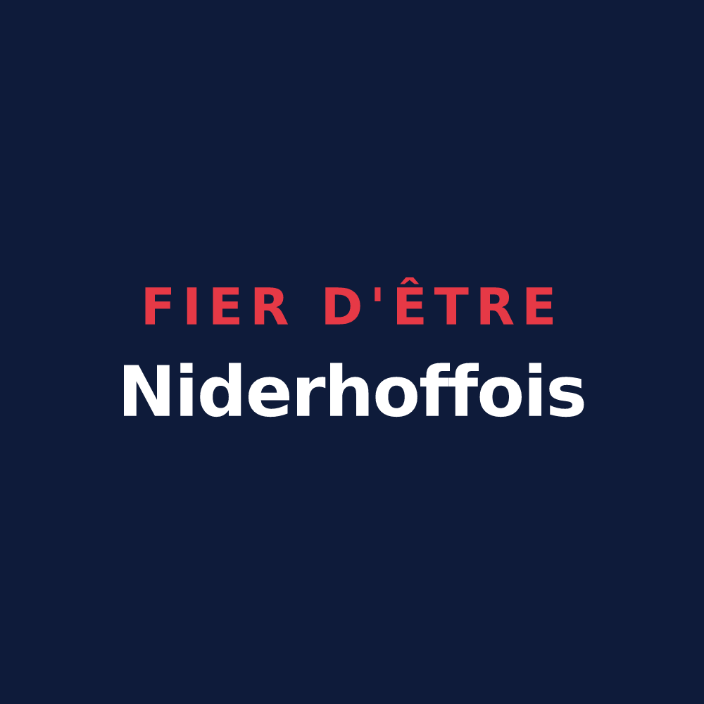 T-shirt « Fier d'être Niderhoffois » — design pour Niderhoff